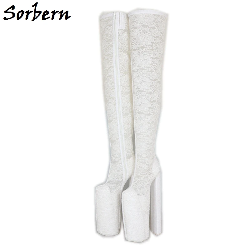 Женские полусапожки на высоком каблуке 30 32 см размеры 34 46|platform women boots|boots thigh highwomens