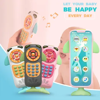 

Children Intellectual Development Puzzle toys for kids early Educational toys music mobile phones Electric Toys Teether Learning