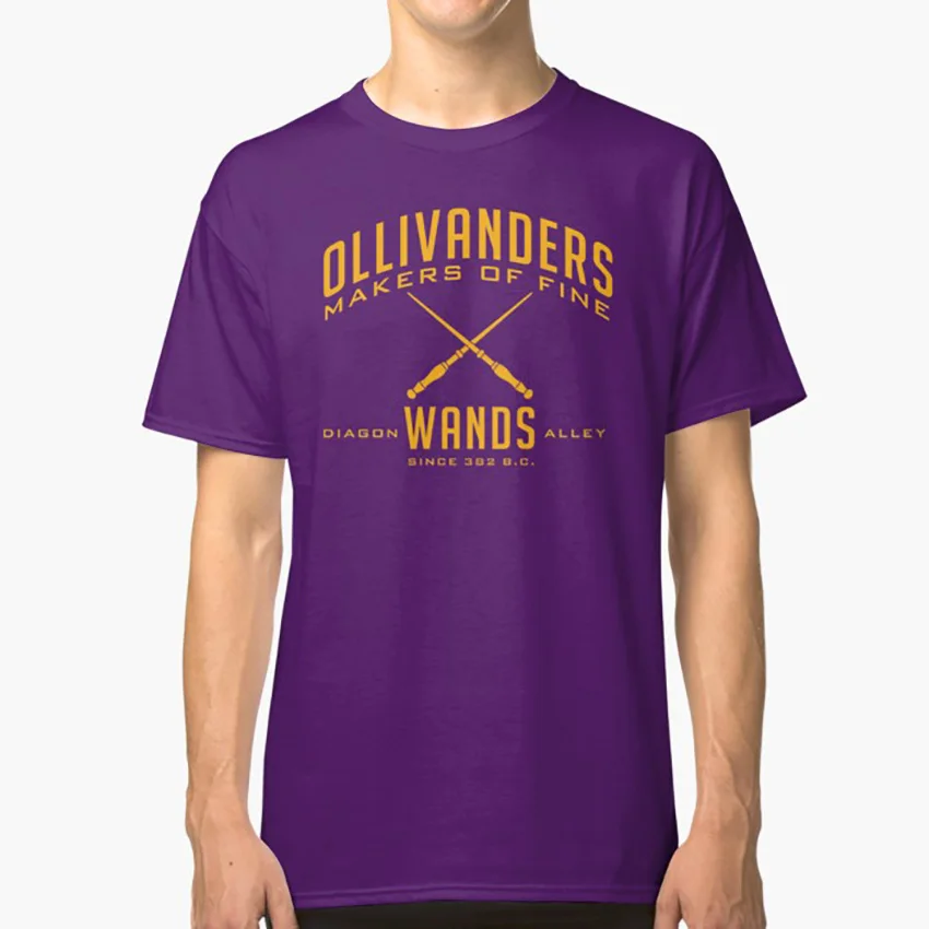 Ollivander's Wands футболка палочки магазин diagon alley magic ollivanders - Цвет: Фиолетовый