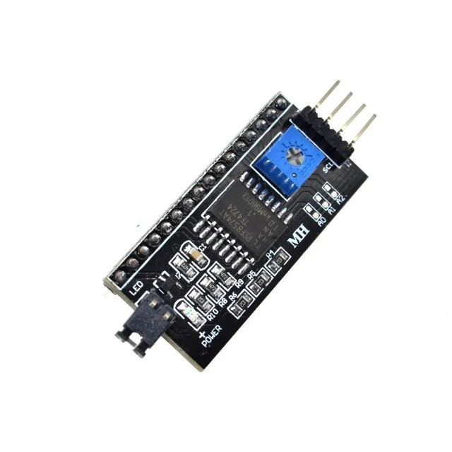 IIC/igc/TWI 2004 серийный Синий ЖК-модуль с подсветкой для Arduino UNO R3 MEGA2560 20X4 2004 - Цвет: LCD1602