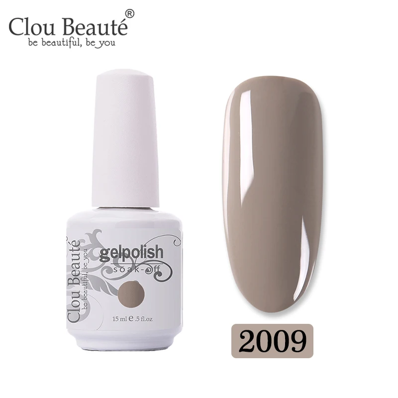 Clou Beaute лак для ногтей 15 мл Блестящий Гель-лак для ногтей Дизайн ногтей Маникюр УФ-лак Гель-лак - Цвет: 2009