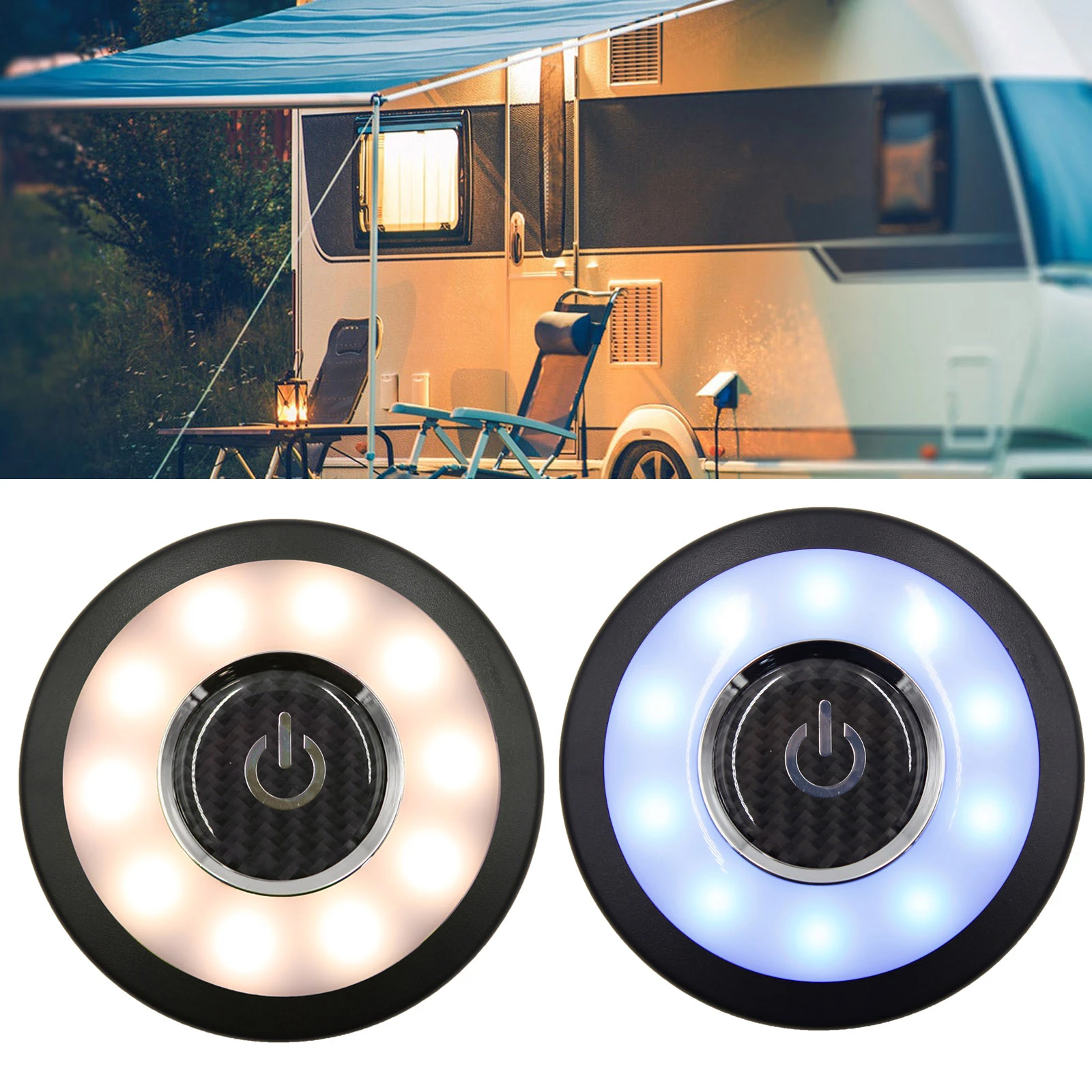 12v Rv Led Awning Porch Light Waterproof Motorhome Caravan Interior Wall Reading Lamps Bar Rv