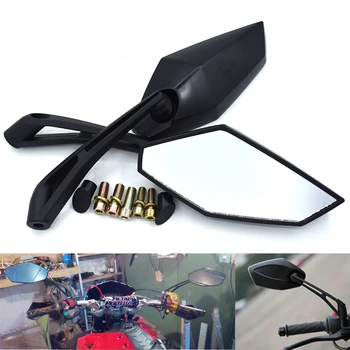 

Universal Motorcycle Rear View Mirrors Side Rearview Mirror For Kawasaki Ninja 500R EX500 650R EX650 ER-6F ER-6N ZX9R