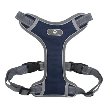 

Pet Vest Harness No Pull Adjustable Outdoor Reflective Soft Chest Strap For Dogs Control