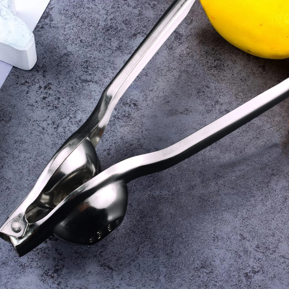

Kitchen Tools Lemon Squeezer Stainless Steel Orange Juicer Fruit Juice Reamers Multifunctional Tool Fast Handle Press