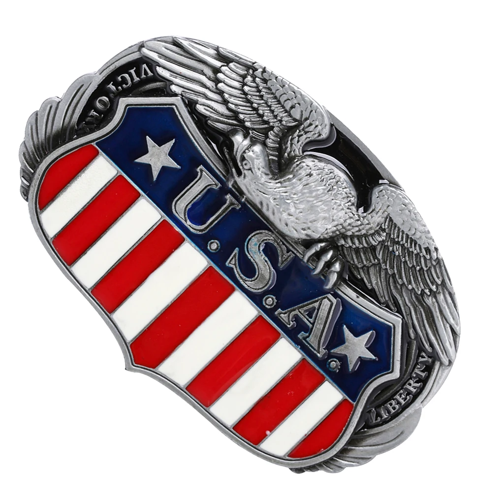 Unique Rodeo Indian USA Flag Belt Buckle Zinc Alloy Western Cowboy Cowgirl Cool Novelty Belt Buckle Jeans Accessory gift