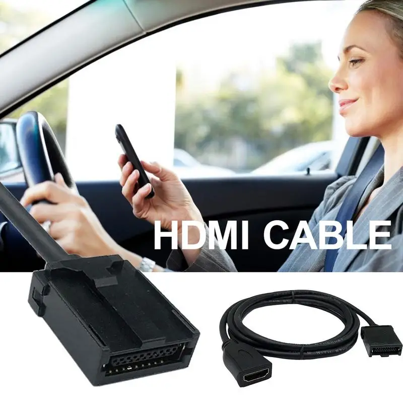 HDMI E type To AM tv HDMI кабель GPS E розетка Автомобильный плеер кабель видео Женский Тип для HD видео микро цифровой монитор HD
