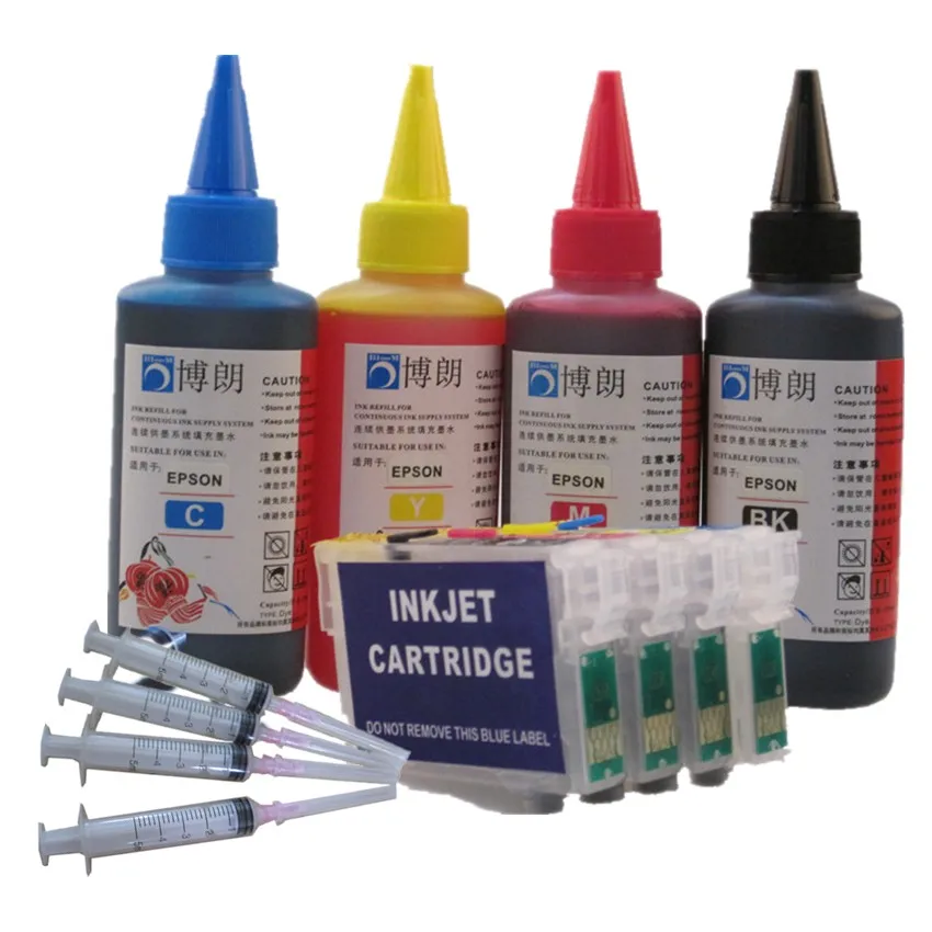 Kit de recarga de tinta para epson 502xl 502, cartucho de tinta con chip  arc, para epson Expression XP 5100/XP 5105 WorkForce WF 2860DWF/WF 2865DWF| Cartuchos de tinta| - AliExpress
