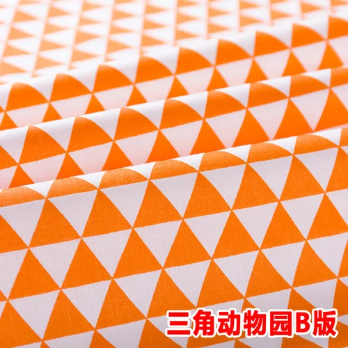 Обувь из хлопка, с мультяшками twill детские постельные принадлежности напечатанная ткань хлопок одежда Ручное шитье для поделок Лоскутная кукла ткань - Цвет: B