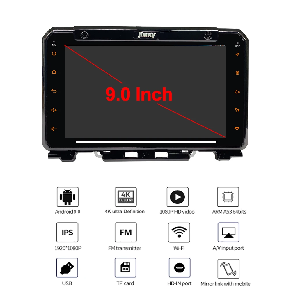 2 Din Android 8 1 gps радио для Suzuki Jimny 2019 головное устройство 9 0 дюймов г 32 Восьмиядерный