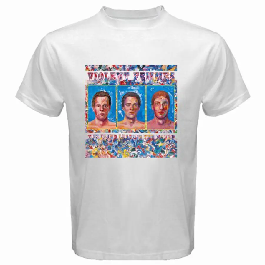 Violent Femmes The Blind Leading Theharajuku уличная рубашка Menrock Band белая футболка Размер S до 3Xl