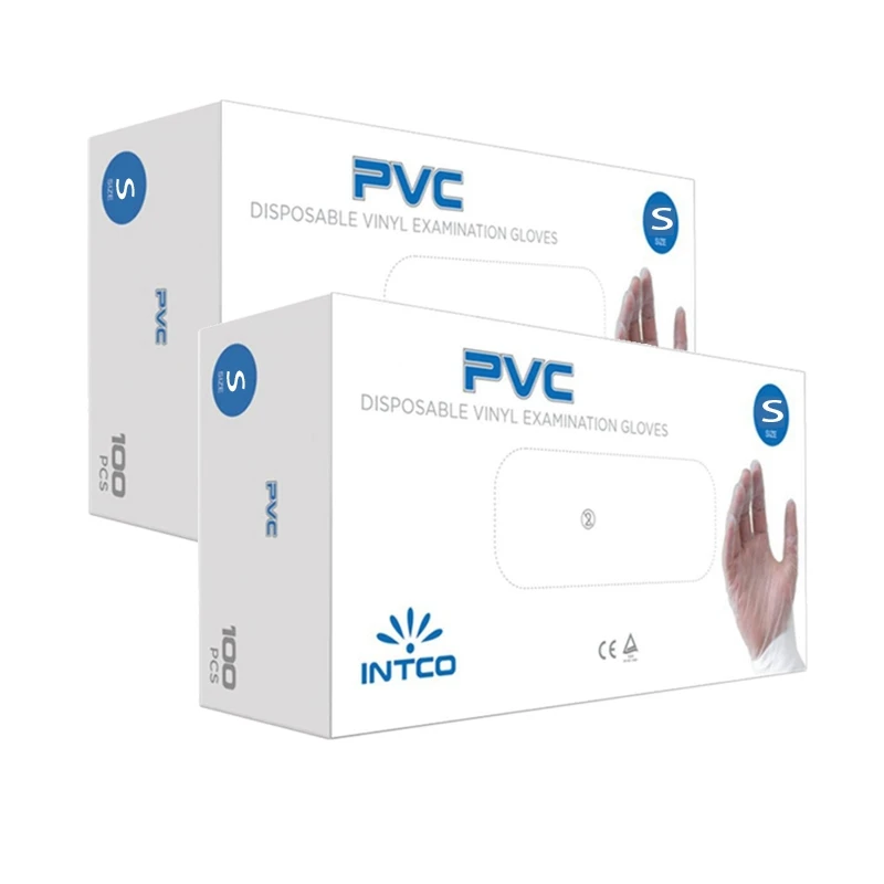 

200 Pcs Disposable Nitrile Glove Powder Free Examination Gloves Thickened Protective Gloves for Home Food Laboratory Use