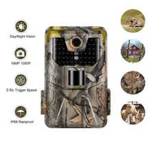 Уличная Водонепроницаемая HD отслеживающая охотничья камера 16MP 0,3 секунд триггер камера наблюдения за дикой природой