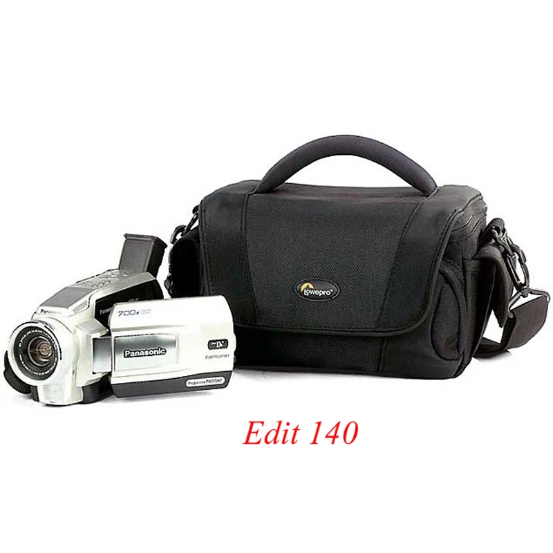 Lowepro Edit 110 Edit 140 Digital SLR Camera Triangle Shoulder Bag Rain Cover Portable Waist Case Holster For Canon Nikon