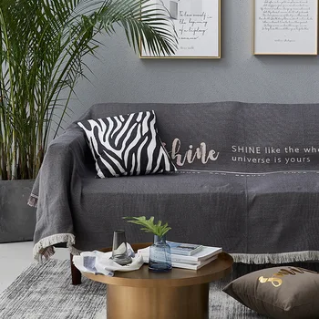 

Letter Knitted Sofa Blanket Tassel Thread Throw Blankets for Bed Office Travel Sofa Towel Bedspread Comforter Wall Tapestry