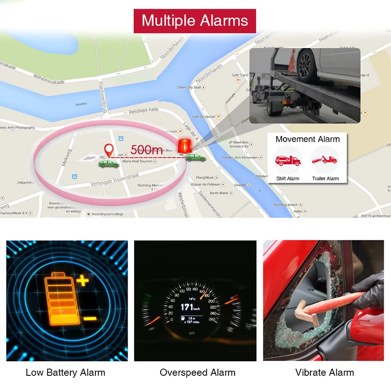 GPS Tracker Car TKStar TK905 90 Days Standby Traceur Waterproof Strong Magnet Voice Monitor Geo-fence