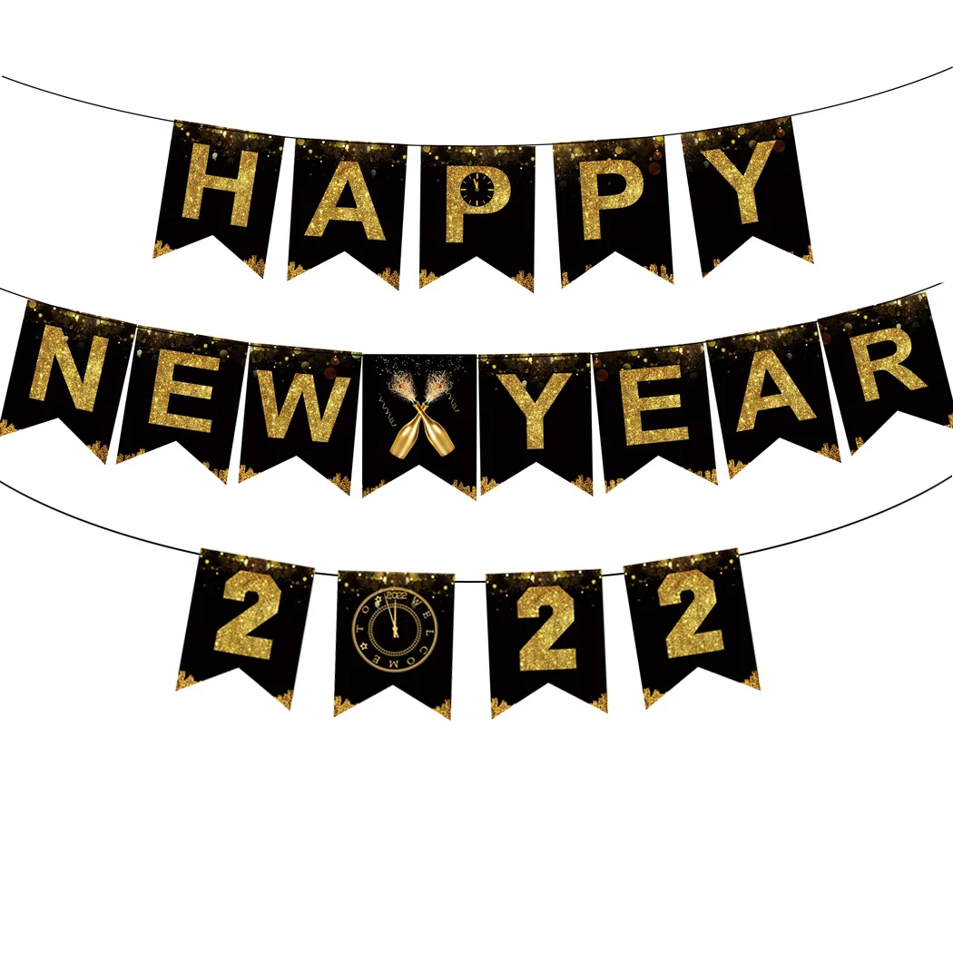 Christmas Rerun 2022 Ashara 2022 Merry Christmas Home Ornament Santa Claus Xmas Eve Party Supplies Sign  Nye Happy New Year Banner Decoration Photobooth Prop - Party & Holiday Diy  Decorations - Aliexpress