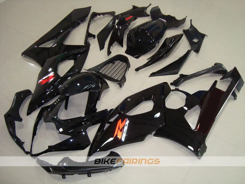 Мотоциклы Полный обтекатели подходит для Suzuki GSXR1000 K5 2005 2006 GSXR-1000 05 06 ABS Пластик литья стекла черный