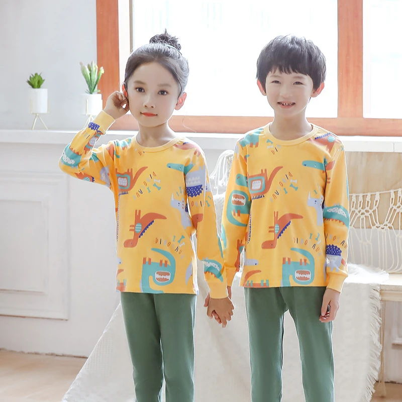 Pijamas De Invierno Para Bebes Pijamas De Dinosaurio Ropa De Dormir Para Ninos Pijamas Para Ninos Pijamas Para Ninos Sets De Pijamas Aliexpress