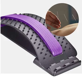 

Back Stretch Equipment Massager Magic Stretcher Fitness Lumbar Support Relaxation Spine Pain Relief Corrector Health Care