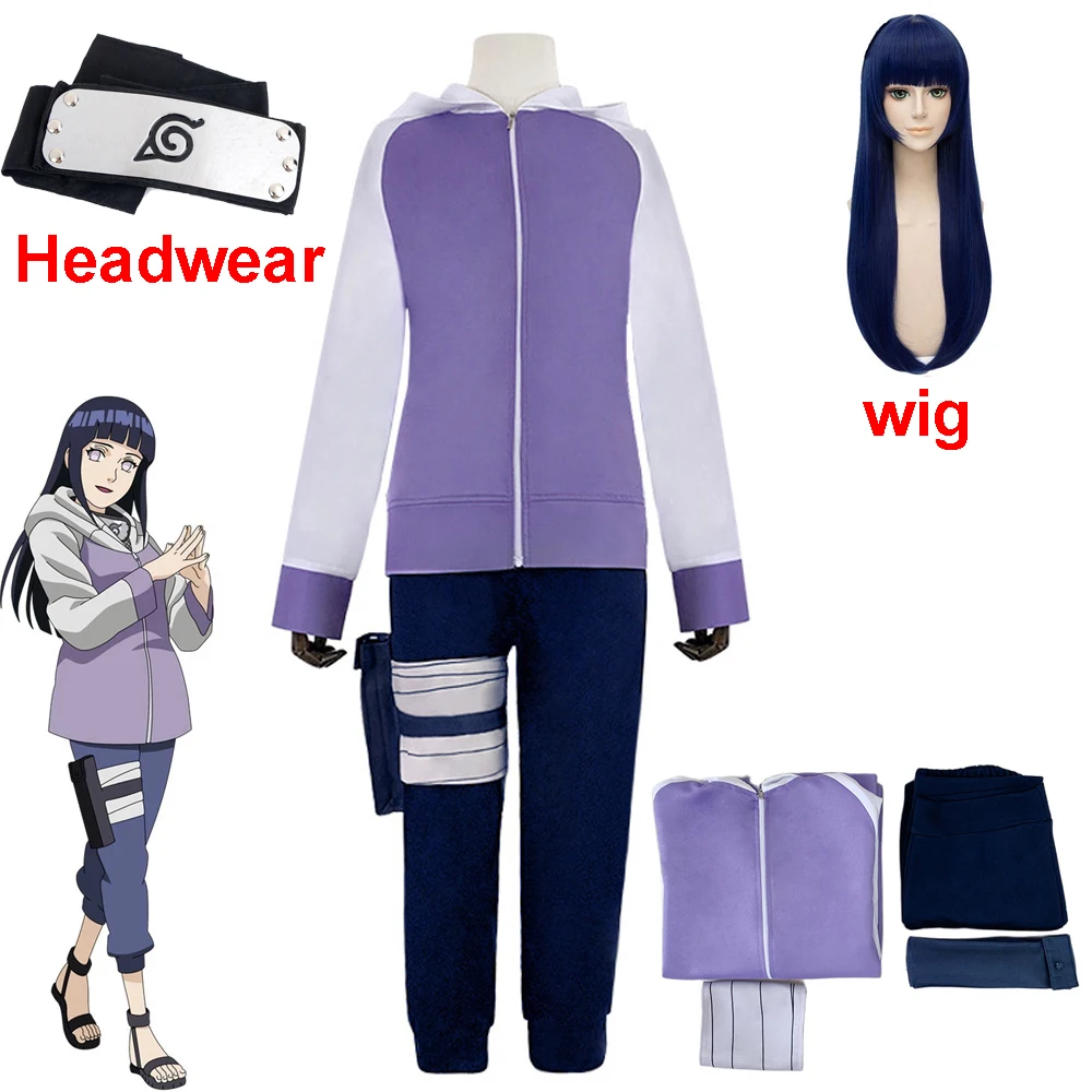 Anime Naruto Shippuuden Hinata Hyuga 2nd Generation Cosplay Costume –  fortunecosplay