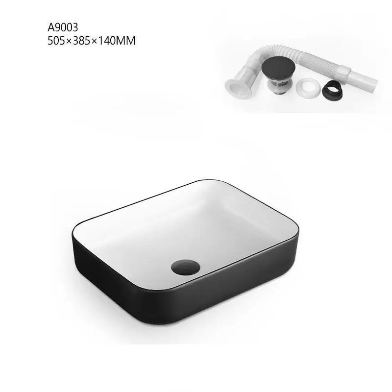 MODEL O Waschtisch Pia Para Bacia De Lavagem Umywalka Fregadero Waschbecken Vanity Wastafel Cuba Banheiro раковина для ванной Lavabo - Цвет: MODEL O