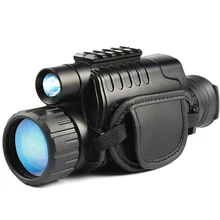 Инфракрасный монокуляр ночного видения 5X40 Zoom очки ночного видения расстояние 200 м ночное наблюдение и цифровой ИК охота D