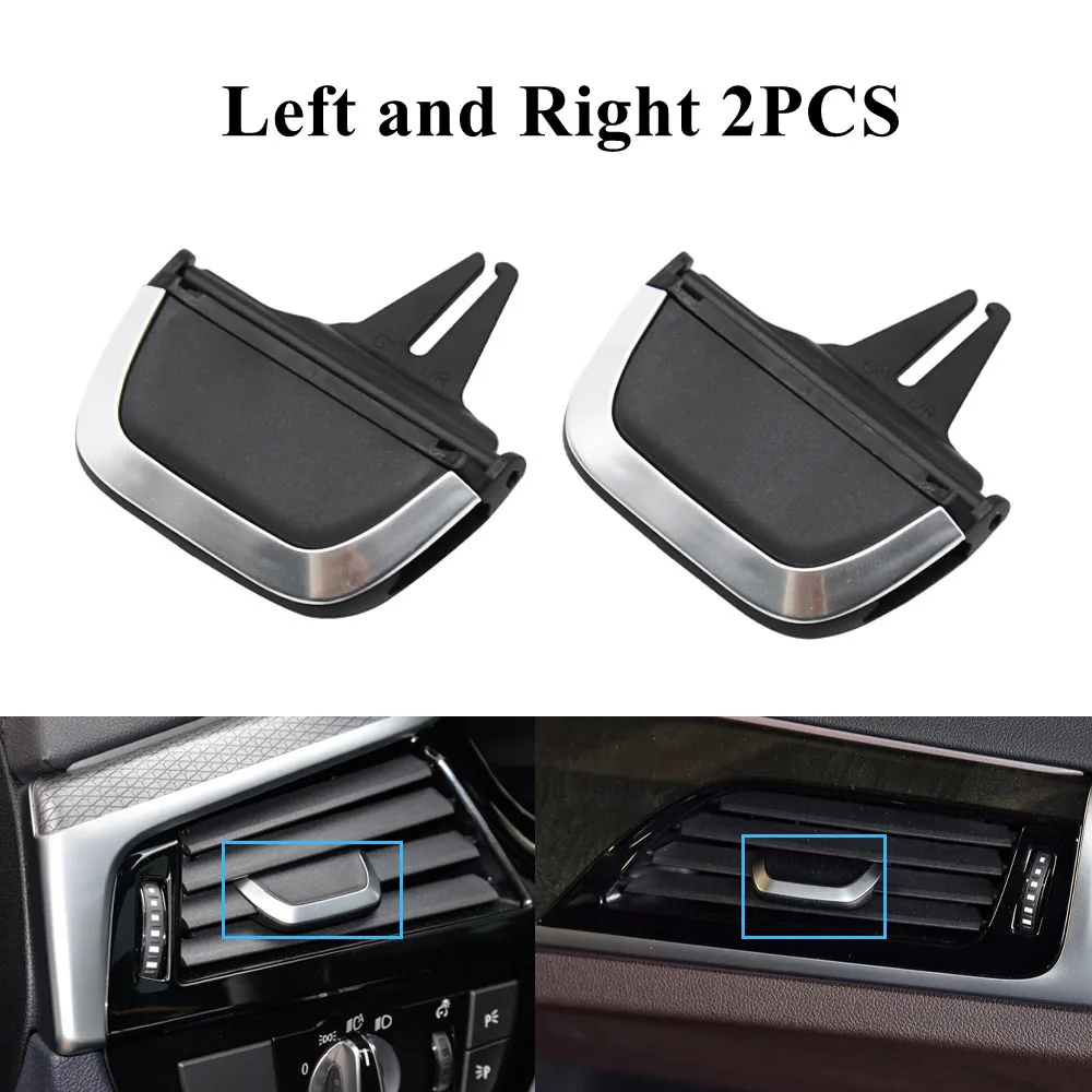 전면 후면 에어컨 AC 벤트 그릴 탭 슬라이더 클립 수리 키트 BMW 5 6GT 시리즈 G30 G31 G38 G32 520d 525i 530i 540i
