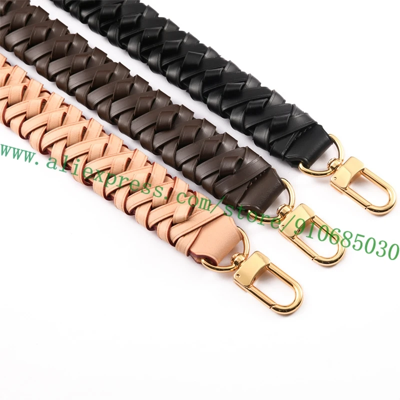 

Top Genuine Vachetta Calf Leather Braided Handle Strap For Luxury Designer Women Handbag Lady Ne0n0e Bucket Shoulder Bag