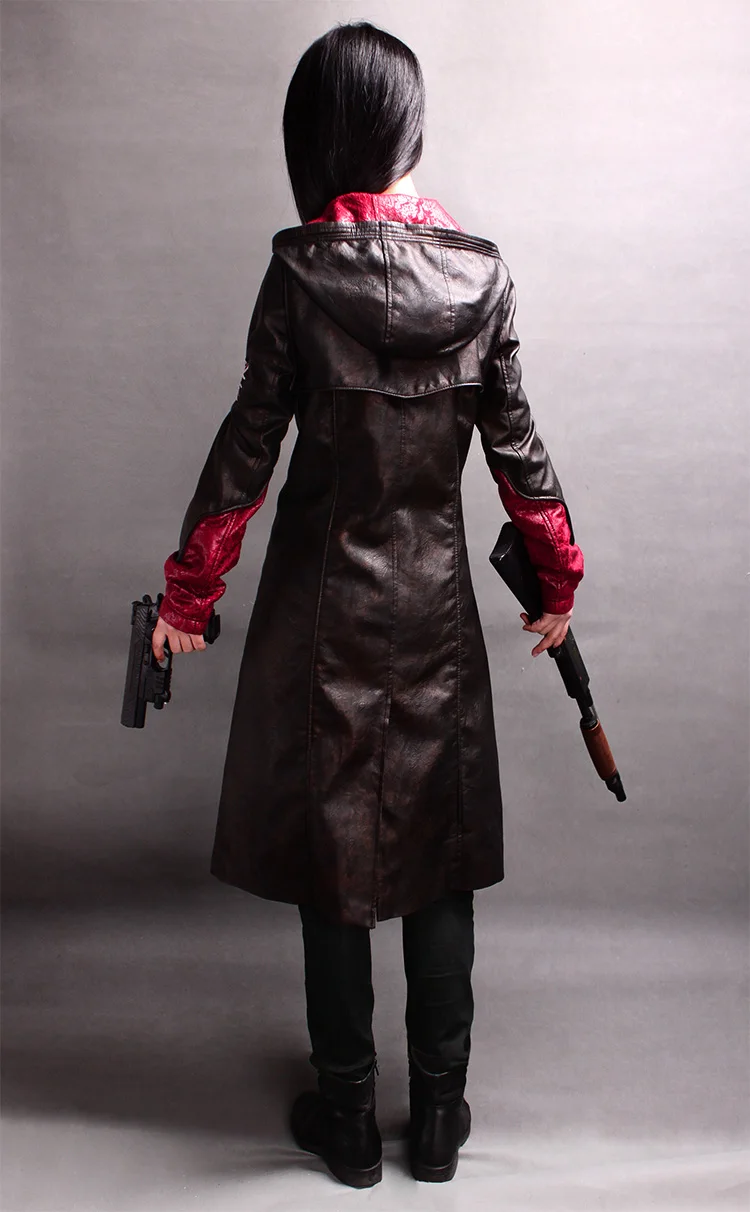  Devil May Cry Dante Cosplay Costume DMC 5 Deluxe Leather Full  Set : Clothing, Shoes & Jewelry