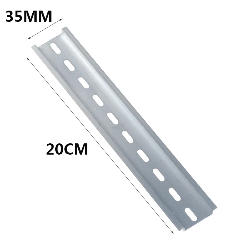 1 комплект 2EDG-UKR-5.08mm Тип рельса безsolderless разъем штыревого соединения ряд стыкового соединения монтажный 35 мм рельсовый клеммный блок Butt 2P 4P 10 - Цвет: only 1pc guide