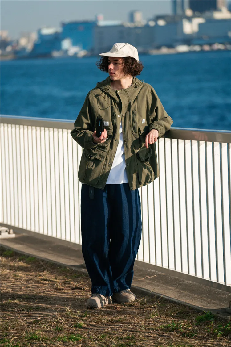 

City Where the Product 2020 Spring New Style Multi-pockets Hooded Popular Brand Jacket Handsome Fashion Man Coat Teenager