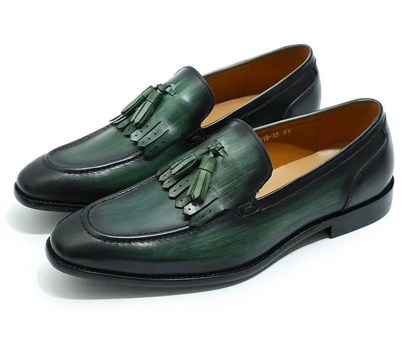 

Men Leather Shoes Low Heel Casual Shoes Dress Shoes Brogue Shoes Spring Ankle Boots Vintage Classic Male Casual PS558