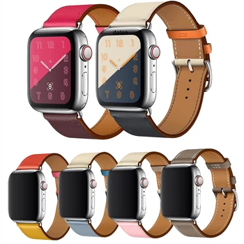 

National belt for iwatch strap For Apple Watch Band leather loop 38/42mm 40mm 44mm Series 1/2/3/4/5 iwatch5 iwatch4 iwatch3