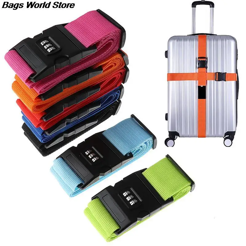 200CM Luggage Strap Cross Belt Packing Adjustable Travel Accessories ...