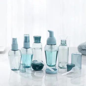 

6pcs Set Travel Empty Cosmetic Bottle Set Portable Refillable Makeup Bottle Tools Portable Refillable Makeup Bottle