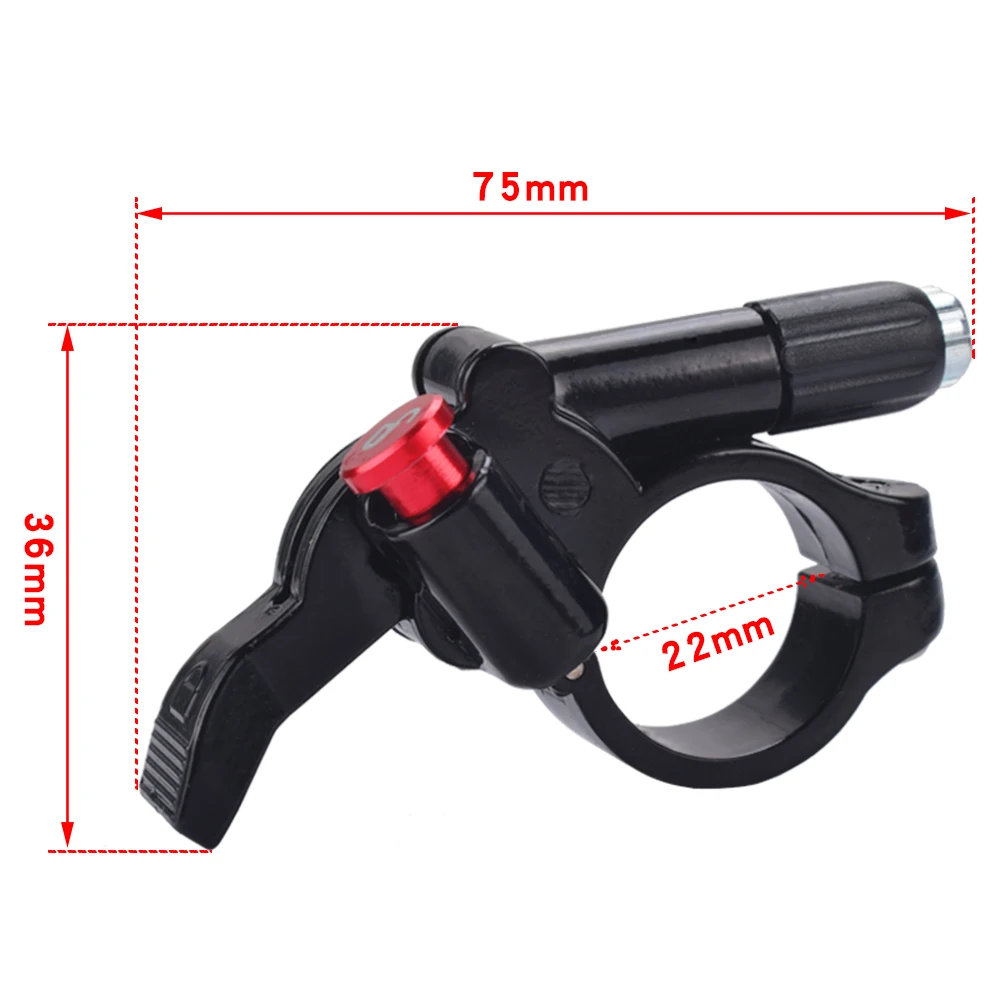 Bike Remote Lockout Lever Fork Lockout Wire Control Lever Aluminum Alloy Mountain Bicycle Fork Lock Control Parts with Cable