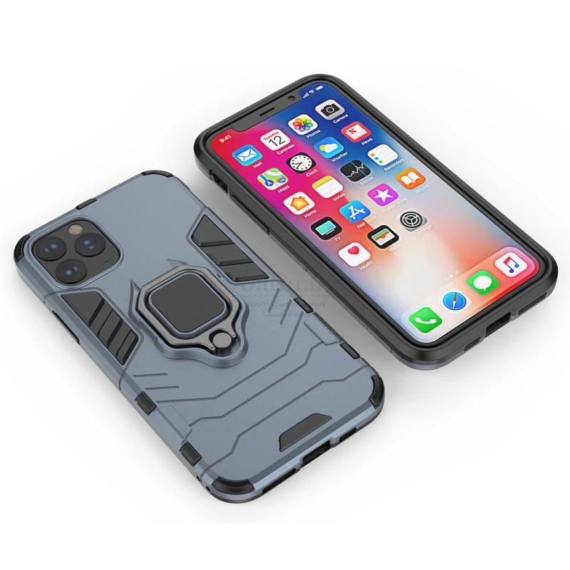 Гибридный прочный защитный чехол для iPhone 11 Pro Противоударная подставка с