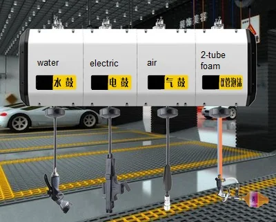 2 水+气+电+双管泡沫