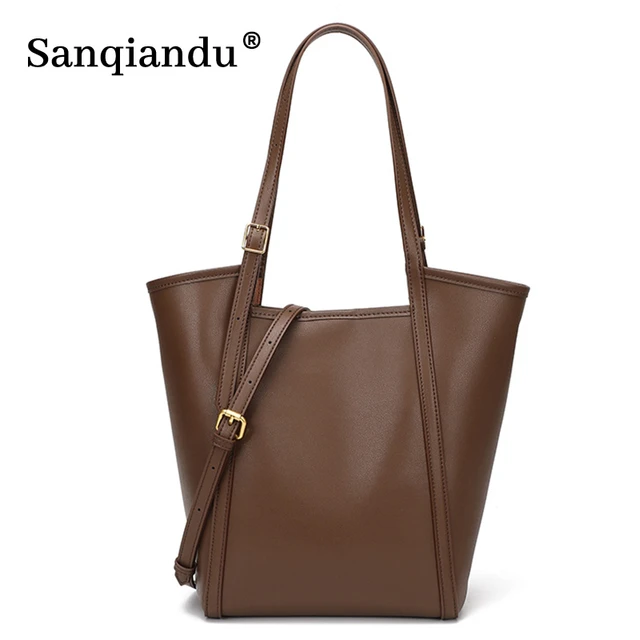 Luxury Bag Designer 2022 Genuine Leather  Genuine Leather Luxury Designer  Handbag - Tote Bags - Aliexpress