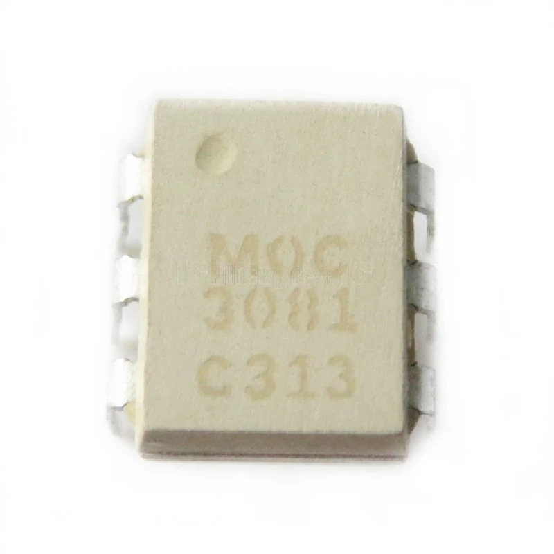 10 шт./лот MOC3081 DIP 6 800V анод Triac драйвер в наличии|Интегральные схемы| |