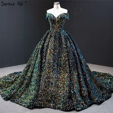 gold sequin wedding dresses