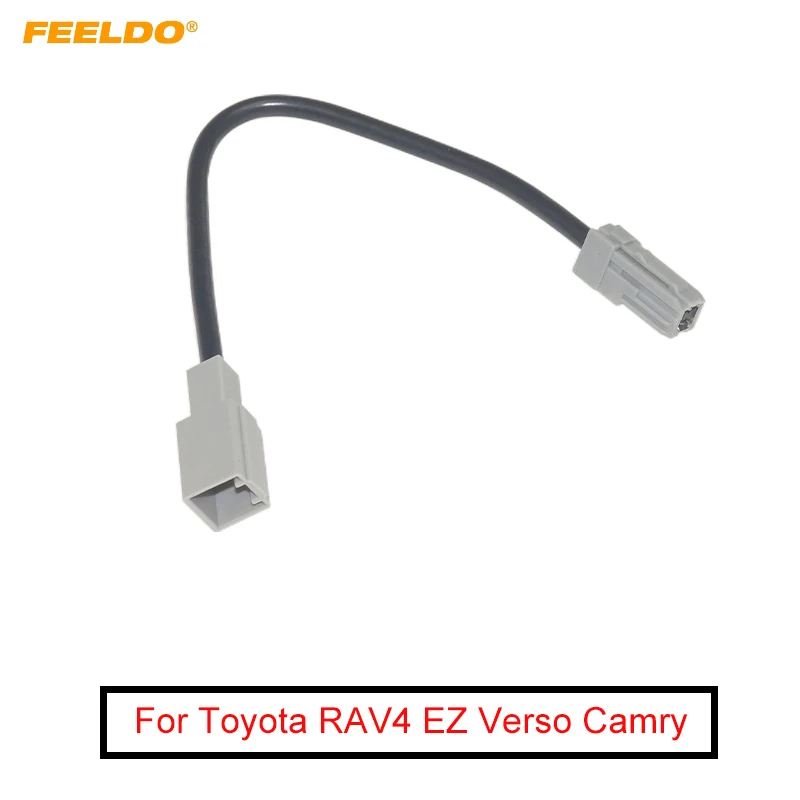 

Автомобильный аудиовход FEELDO, оригинальный штекер, USB-адаптер для Toyota RAV4 EZ Verso Camry
