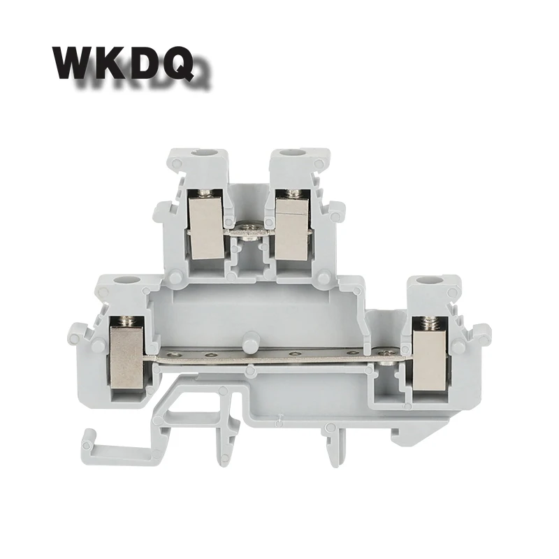 

10pcs MBKKB 2.5 Equivalent to PHOENIX Double-Level Din Rail Screw Terminal With 2 level 4 Conductors Connector