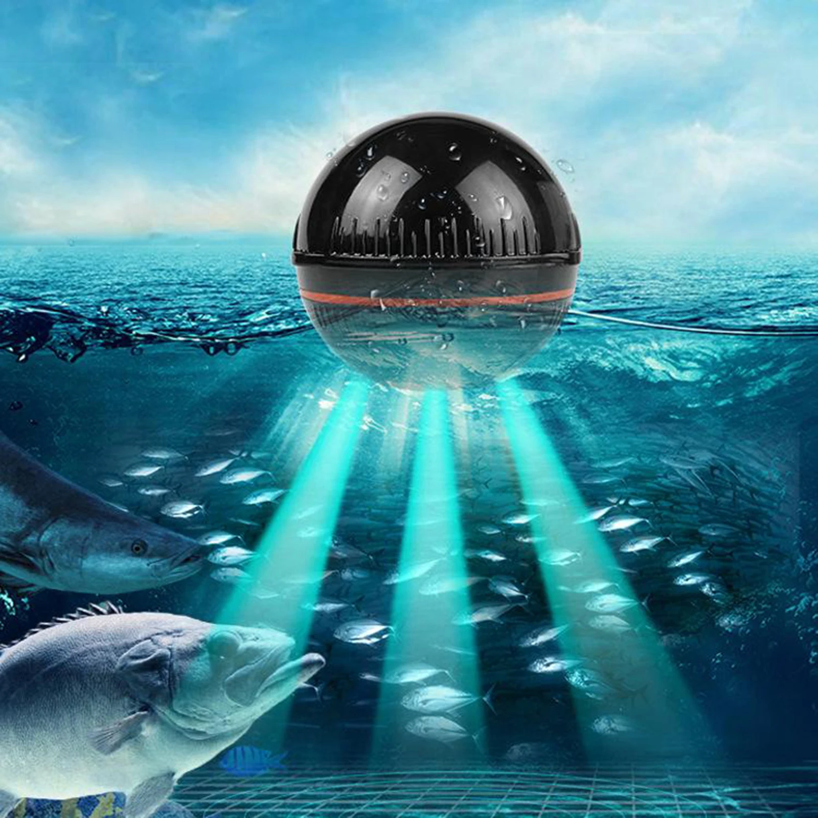 Portable Wireless Bluetooth Smart Sonar Fish Finder Sea Fishfinder