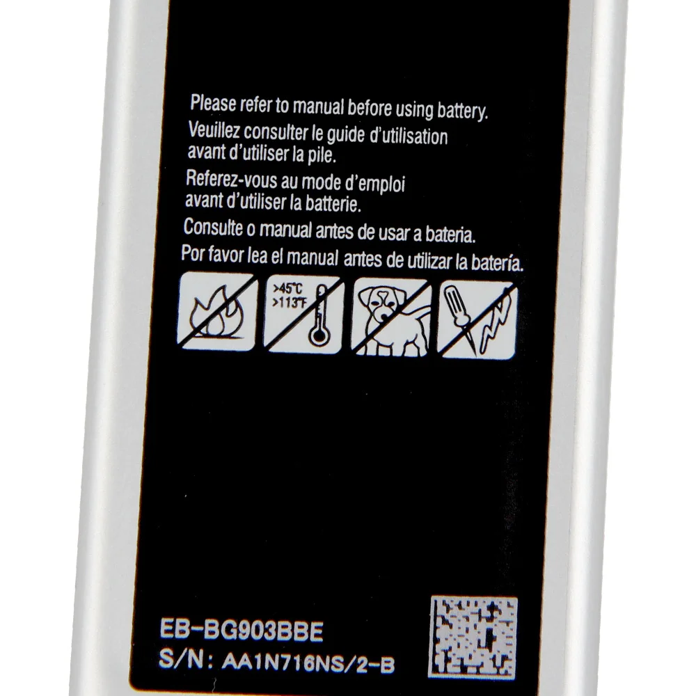 Оригинальный сменный аккумулятор Samsung для Galaxy S5 NEO G903F G903W Оригинальная батарея