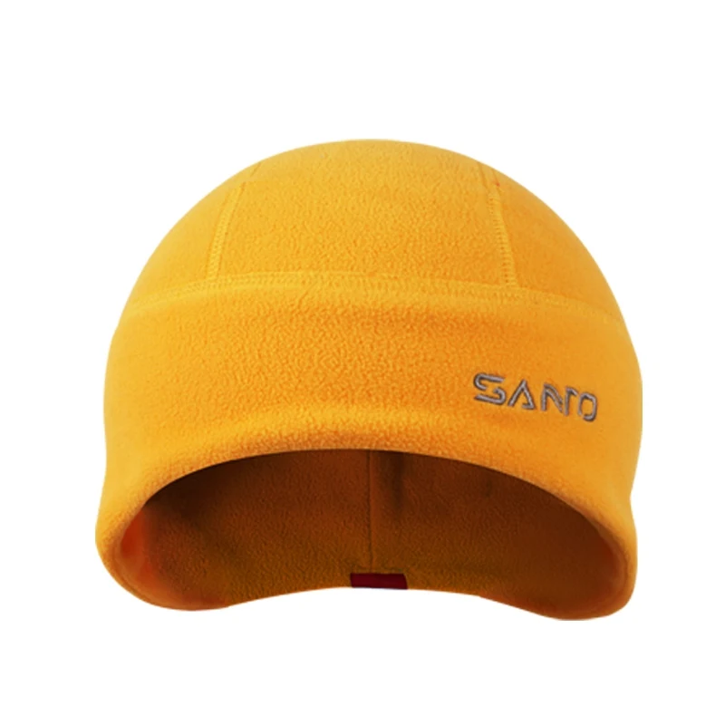 Уличная ветрозащитная утолщенная Шапка-бини для Oudoor, лыжная альпинистская флисовая шапка для кемпинга, мужские и женские шапки для туризма - Цвет: Цвет: желтый