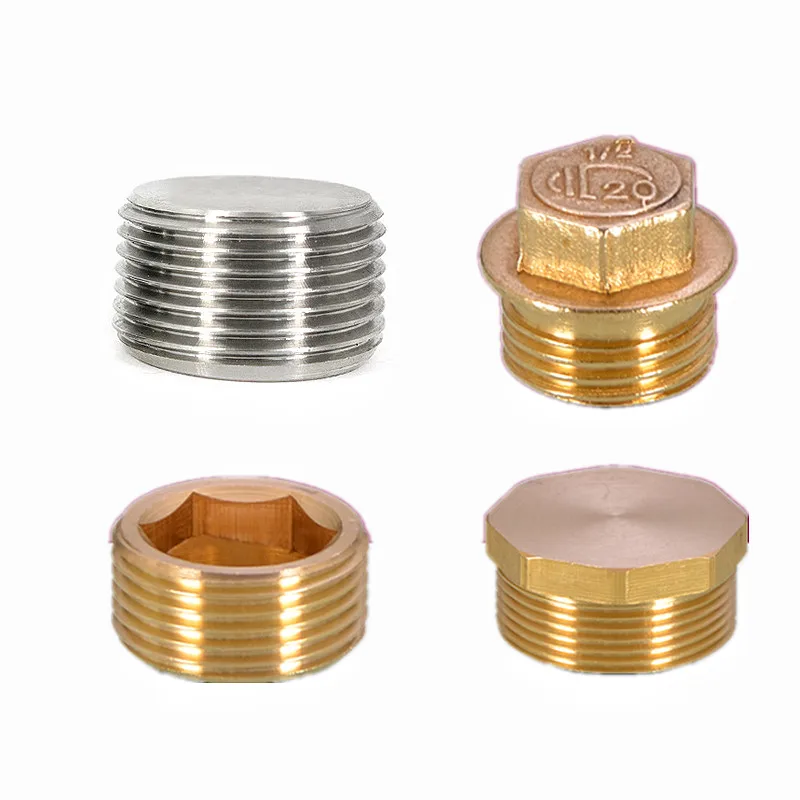 真鍮パイプ六角ニップル継手 1/8インチ 1/4インチ 3/8インチ 1/2 1/8" BSPT x 1/8" NPT オス六角ニップルレデューサー真鍮パイプ継手コネクタ水ガス石油燃料