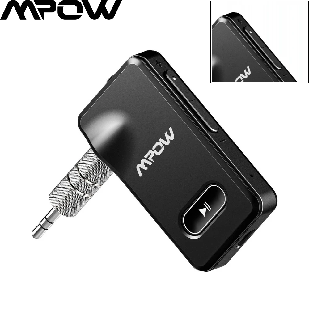 Mpow 4,1 Bluetooth адаптер приемник стерео звук качественный автомобильный адаптер автомобильная аудиосистема беспроводной приемник с микрофоном Поддержка Siri