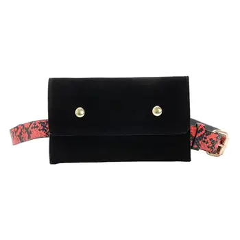 

Hot Sale Handbags Multi-function Fashion Fanny Chest Bag Women Snake Print Shoulder Belt Pack Waist Phone Pouch